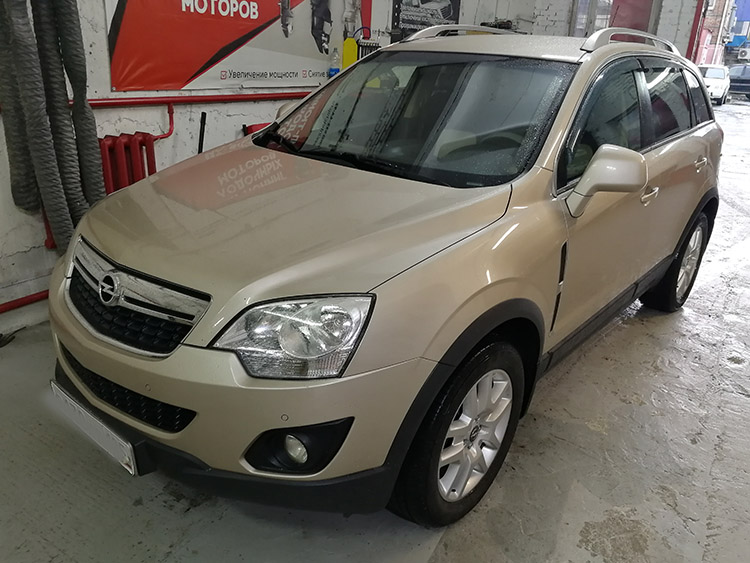 Opel Antara 2400 — тюнинг и удаление катализаторов
