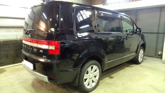 MMC Delica D5 TDI 2300cc — удаление сажевого фильтра и чип-тюнинг